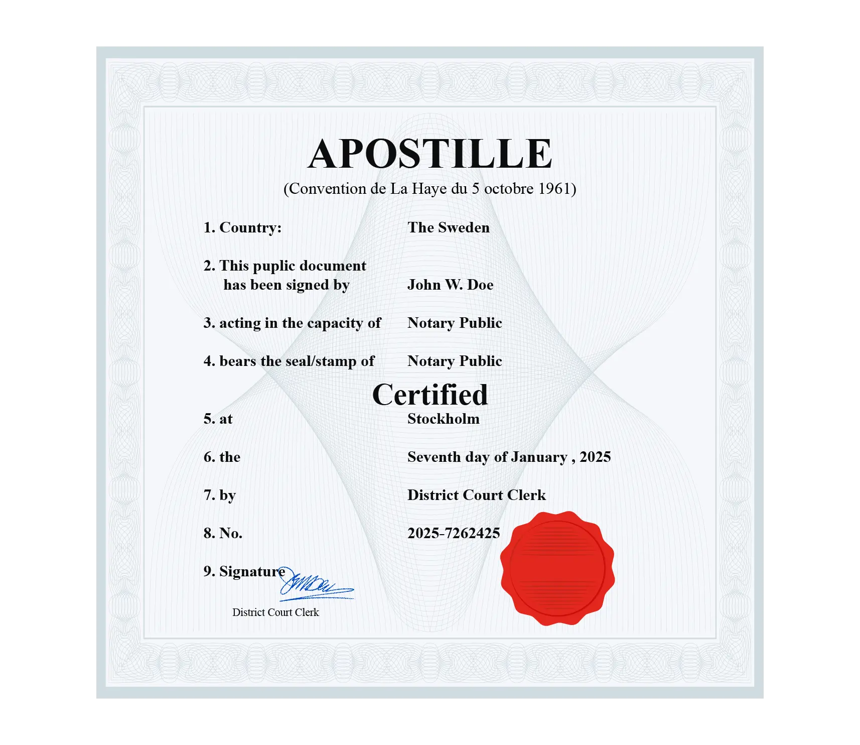 apostille